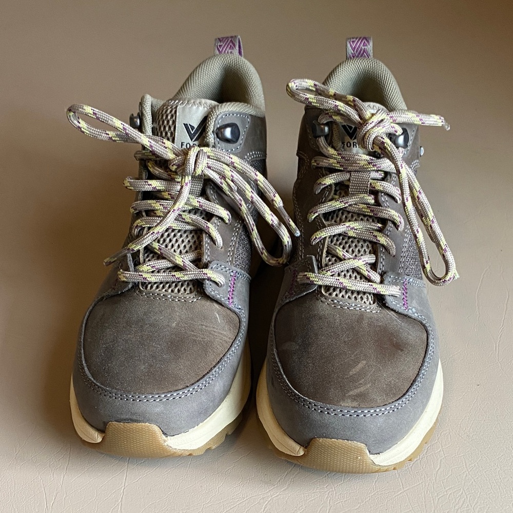 Women's Gray Suede Athletic Sneakers - Forsake